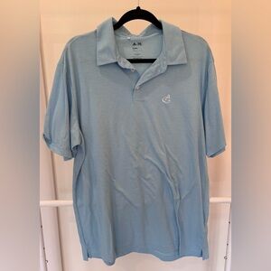 Adidas Men's Sky Blue Polo Shirt